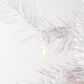 The Gerson Company 4" Pre-Lit Tinsel Artificial Christmas Tree in White, , large