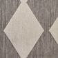 Nourison Positano Geometric Charcoal 4" x 6" Indoor/Outdoor Area Rug, , large