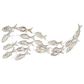 Maple and Jade 17" x 45" Fish Wall Decor in White and Brown, , large