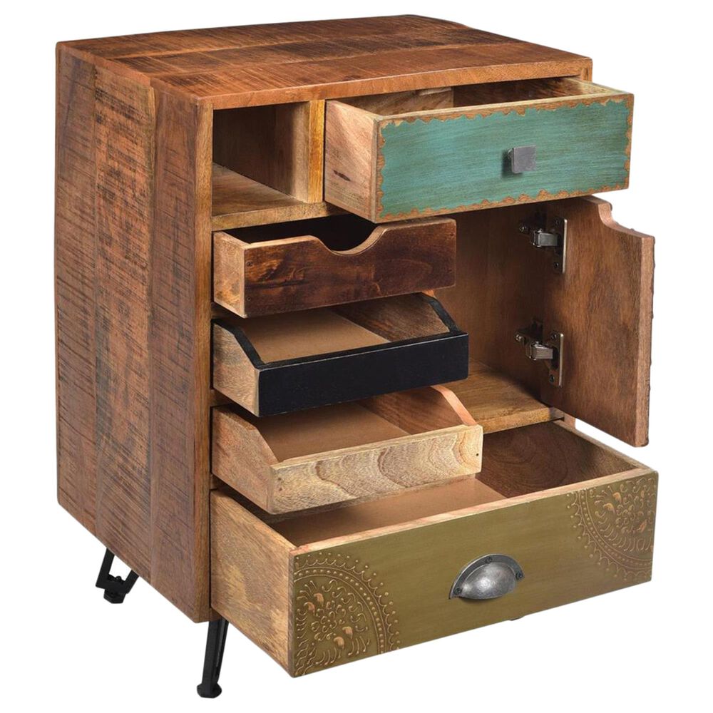 Shell Island Furniture Brisbane Small 1-Door Cabinet, , large