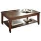 Crystal City Davenport Cocktail Table in Dark Merlot and Oak, , large