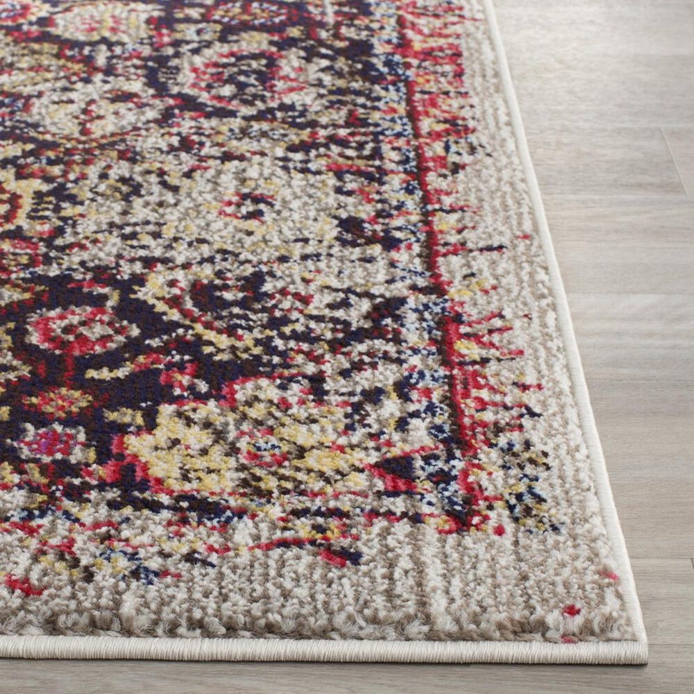 Safavieh Monaco MNC206G-26 2&#39;2&quot; x 6&#39; Grey/Multi Runner, , large