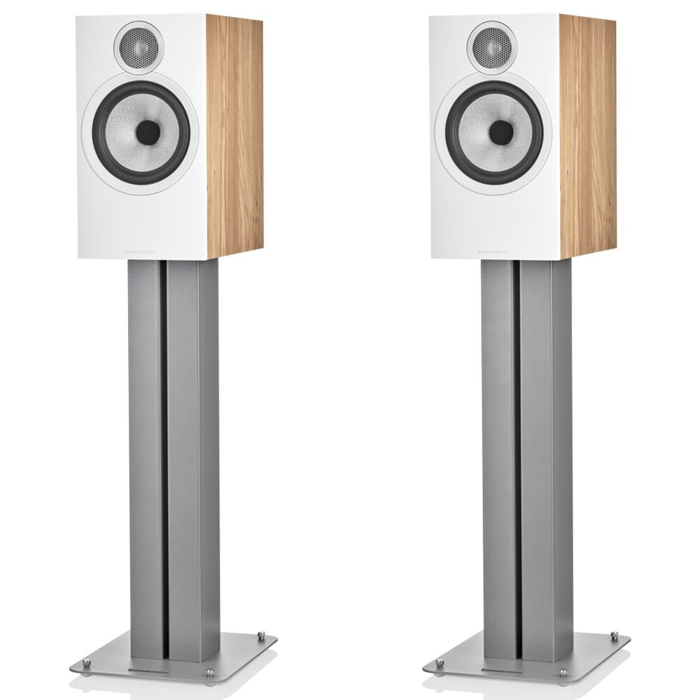 Bowers &amp; Wilkins 600 Series 606 S3 2-Way Stand-mount Loudspeaker Pair in Oak, , large