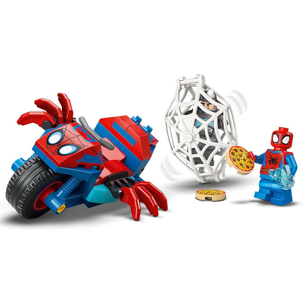 LEGO Marvel Spidey on His Motorcycle vs. Rhino Building Set, , large