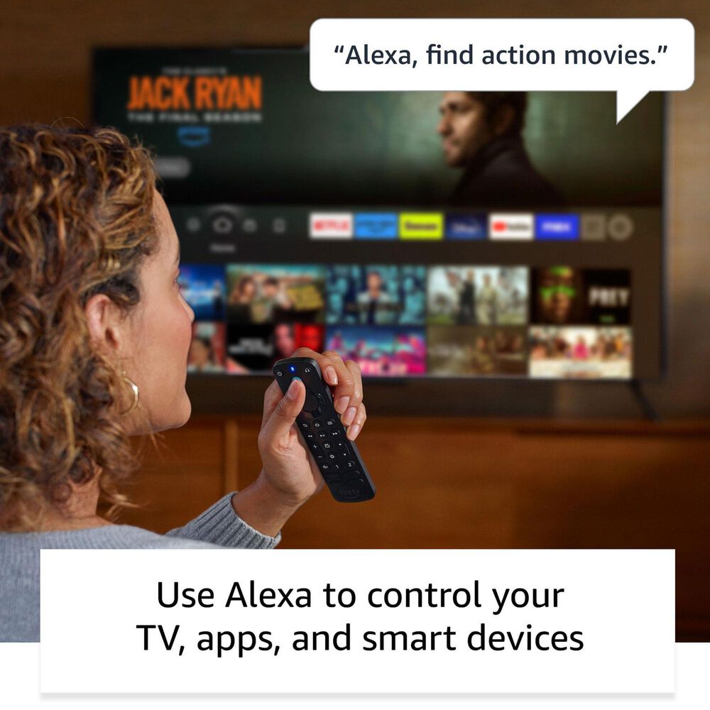 Amazon Fire TV Alexa Voice Remote Pro in Black, , large