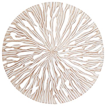 Maple and Jade 47" x 47" Wall Decor in White and Beige, , large