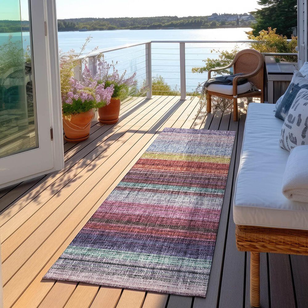 Dalyn Rug Company Portico PO2 Lavender 2&#39;3&quot; x 7&#39;6&quot; Runner, , large