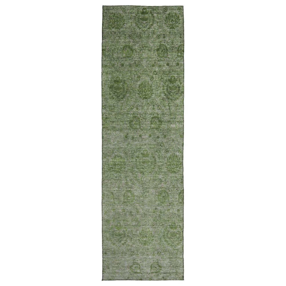 Dalyn Rug Company Burano BU8 2"3" x 7"6" Olive Indoor/Outdoor Runner, , large