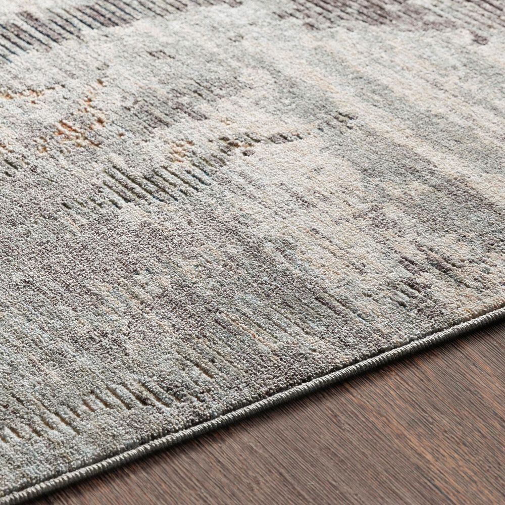 Surya Presidential Light Olive, Saffron, Orange, Ice Blue, Blue, Ivory, Wheat, Dusty Sage, Gray and Charcoal 11&#39;6&quot; x 15&#39;6&quot; Area Rug, , large