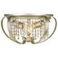Golden Lighting Ella Flush Mount in White Gold, , large