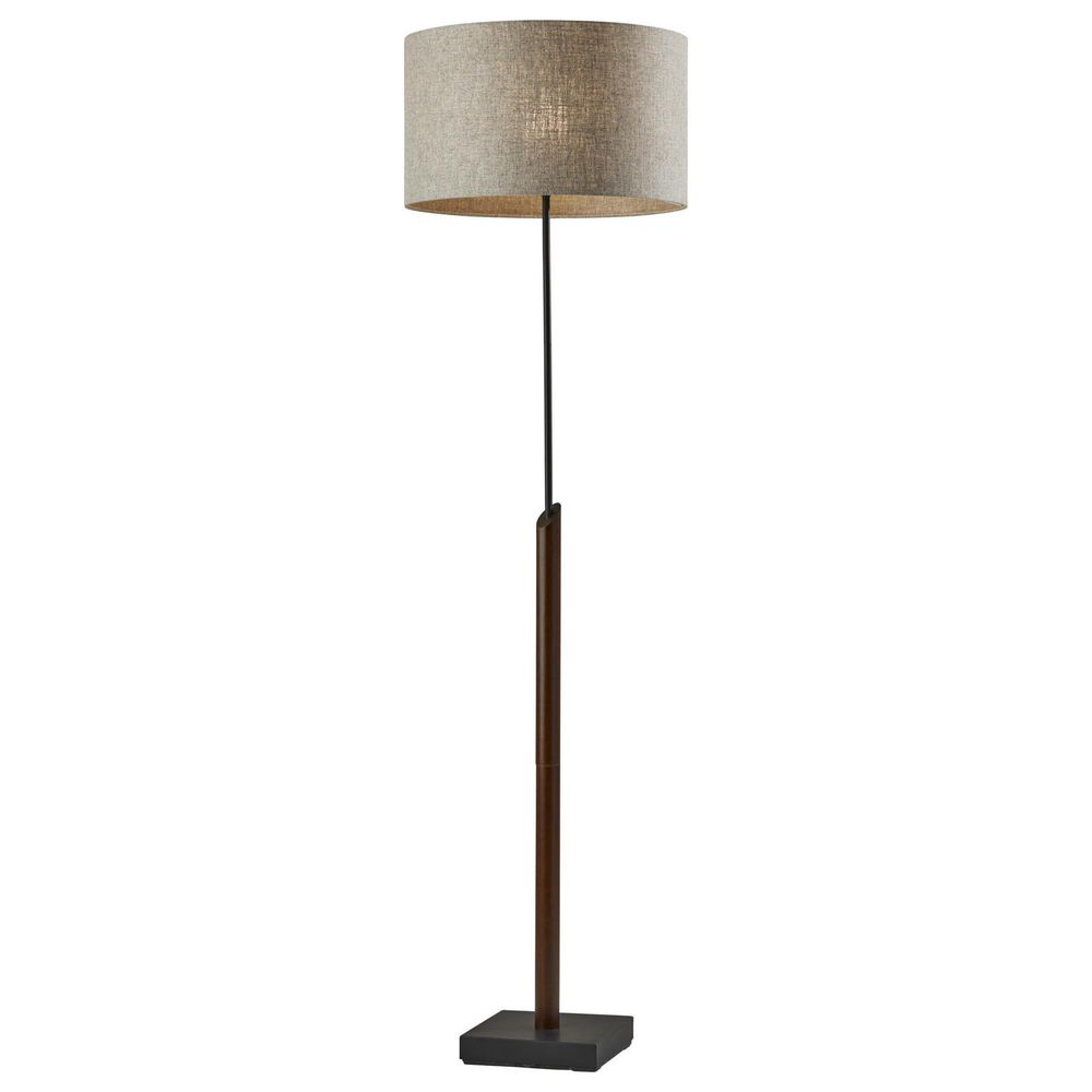 Adesso Ethan Floor Lamp in Black, , large