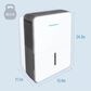 Keystone 35-Pint Dehumidifier in White, , large