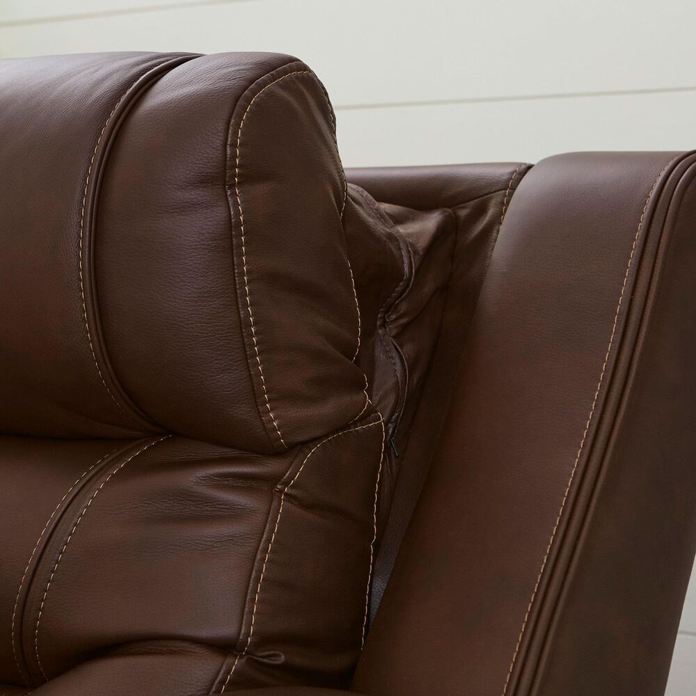 Ashley Knightington Power Recliner in Brown, , large