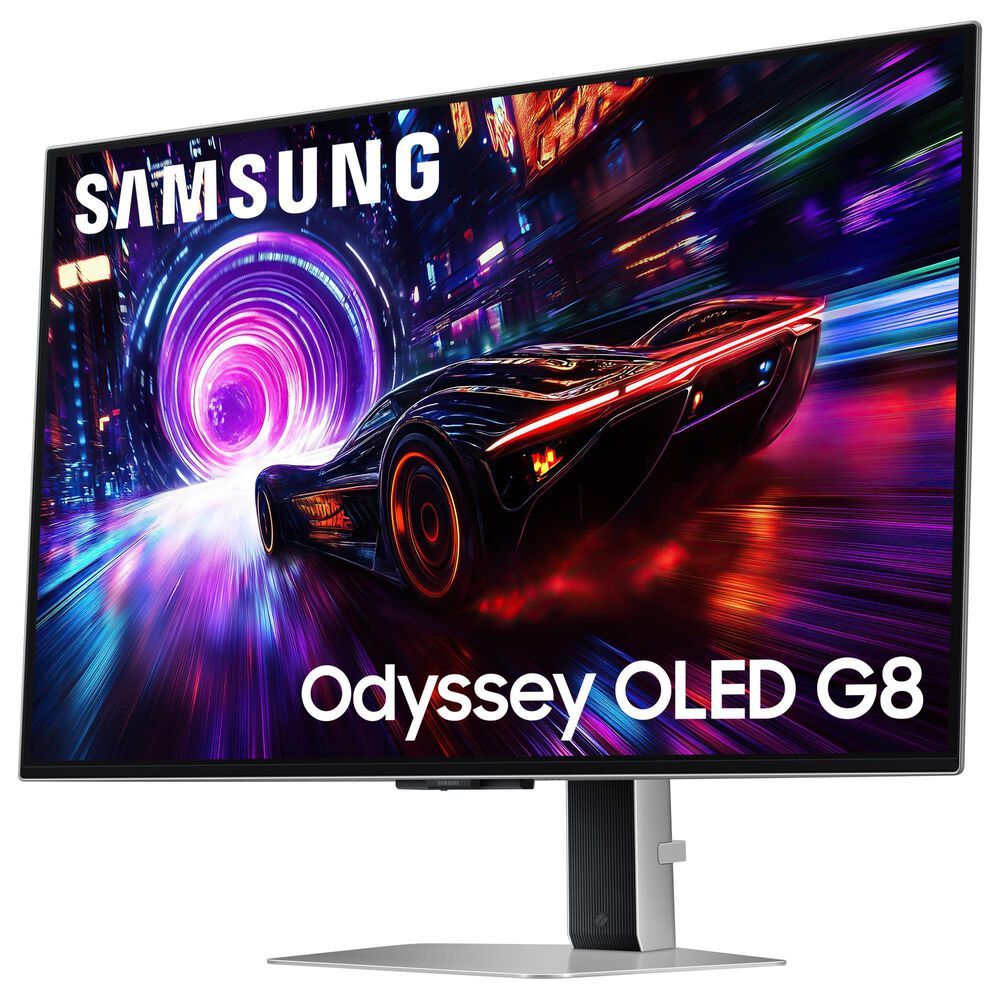 Samsung 32&quot; Odyssey OLED G8 G81SF UHD 4K 240Hz Gaming Monitor in Silver, , large