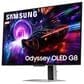 Samsung 32" Odyssey OLED G8 G81SF UHD 4K 240Hz Gaming Monitor in Silver, , large