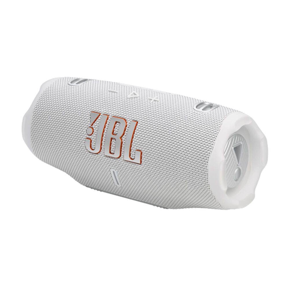 JBL Charge 6 Waterproof Bluetooth Speaker in White, , large