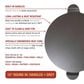 Escali Glazed Pizza Stone with Handles in Grey, , large