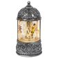 The Gerson Company Lighted Spinning Water Globe Lantern with Rotating Halloween Figurines in Gray, , large