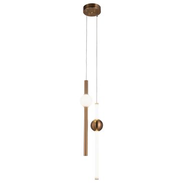Zuo Modern Fuya Ceiling Lamp in Brass, , large