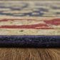 Feizy Rugs Wagner Navy and Red 5" x 8" Area Rug, , large