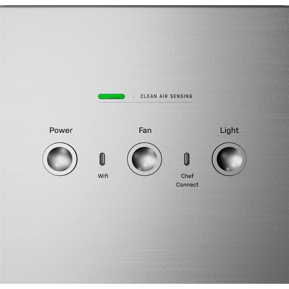 GE Profile 30" Wall-Mount Range Hood with Clean Air Sensing in Stainless Steel, , large