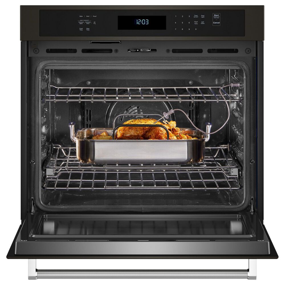 KitchenAid 30&quot; Single Wall Oven with Air Fry Mode in Black Stainless Steel and PrintShield, , large