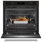 KitchenAid 30" Single Wall Oven with Air Fry Mode in Black Stainless Steel and PrintShield, , large