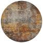Dalyn Rug Company Nouveau NV18 8" Round Paprika Indoor/Outdoor Area Rug, , large