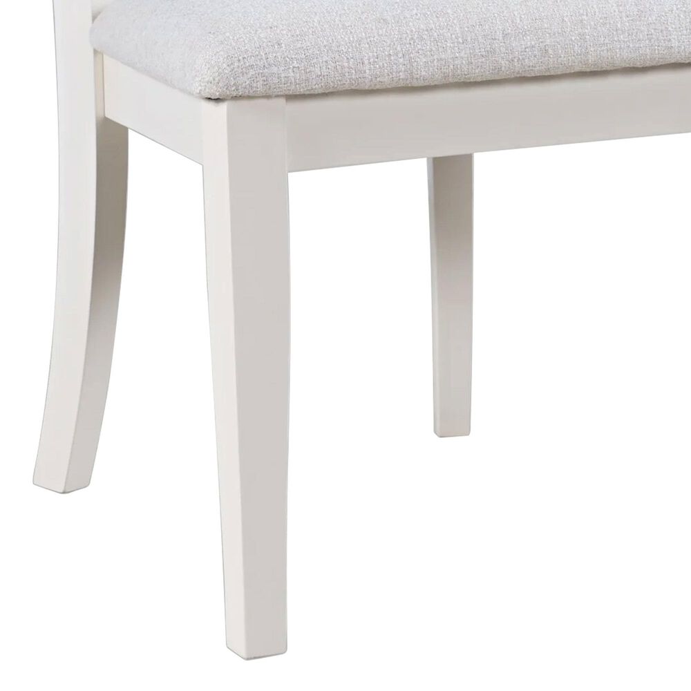 Waltham Westport Dining Side Chair in White, , large
