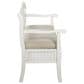 Parkerville Furniture Line Storage Bench in White, , large