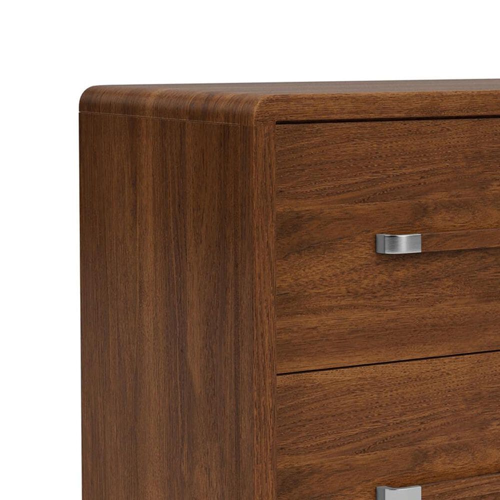 Shannon Hills Elsie Queen Bed with Two Nightstands in Classic Walnut, , large