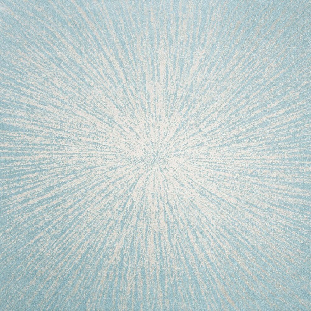 Safavieh Evoke EVK228J 2&#39;2&quot; x 11&#39; Aqua and Ivory Indoor/Outdoor Runner Rug, , large