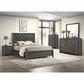 Crown Mark Valor 5-Drawer Chest in Grey, , large
