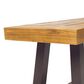 Hearth and Haven Carlisle Patio Bench in Brown (Set of 2), , large