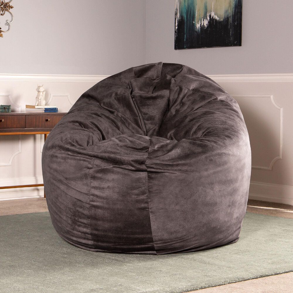 Jaxx Cocoon 6&#39; Bean Bag in Pewter, , large