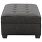 CorLiving Antonio Storage Ottoman in Gray, , large
