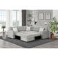 Global Furniture USA Walker 6-Piece Convertible Sectional in Nickel, , large