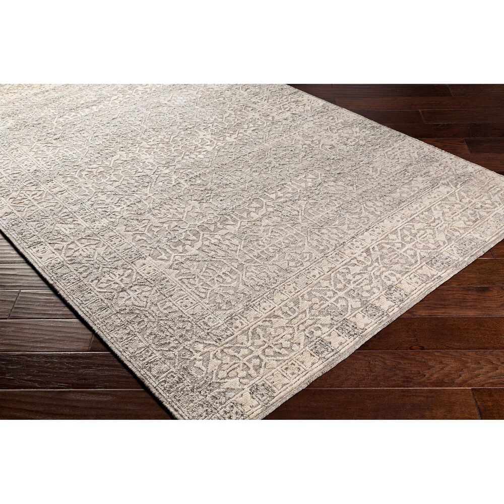 Surya Tunus 10&#39; x 14&#39; Medium Gray, Charcoal and Cream Area Rug, , large