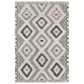 Novogratz Indio IND-5 2" x 3" Black Area Rug, , large