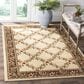 Safavieh Lyndhurst LNH557 5"3" x 7"6" Ivory and Brown Area Rug, , large