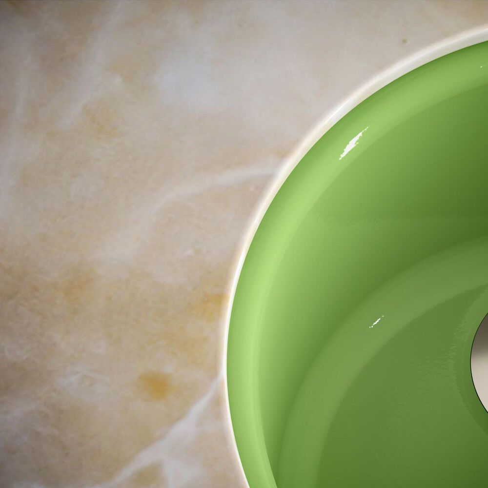 Kohler Porto Fino 18.5" Top-Undermount Single Bowl Bar Sinks in Fresh Green, , large