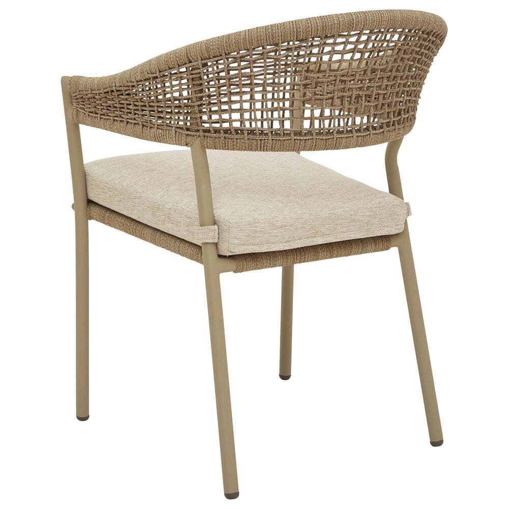 Ashley Orchard Beach 5-Piece Outdoor Dining Set in Beige, , large