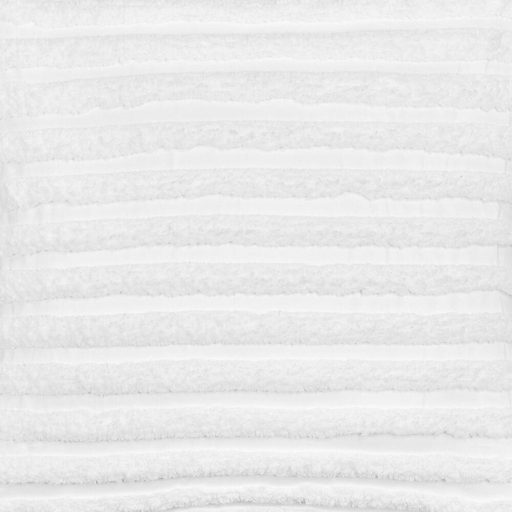 J. Queen New York Darby 20&quot; Square Throw Pillow in White, , large