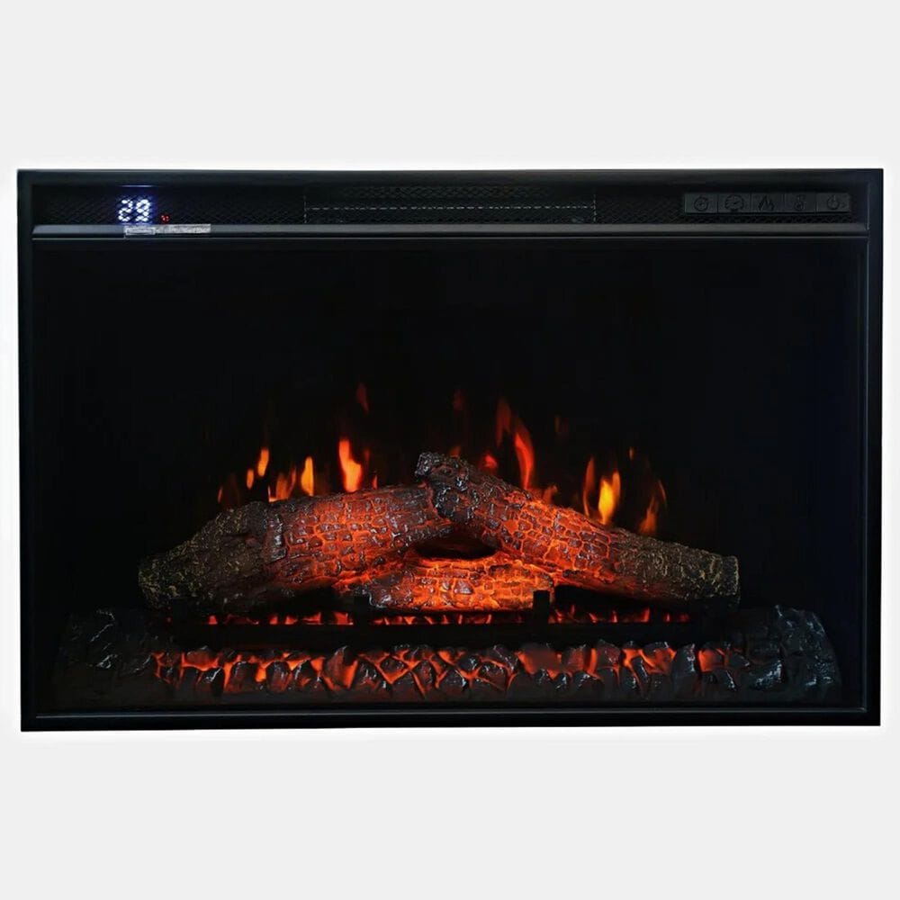 Waltham Telluride 60" TV Stand with Electric Fireplace in Driftwood, , large