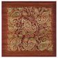 Safavieh Lyndhurst 6" Square Red and Multicolor Runner, , large