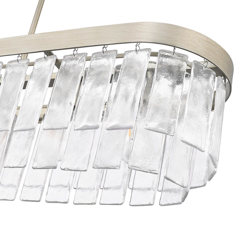 Golden Lighting Ciara 6-Light Linear Pendant in White Gold, , large