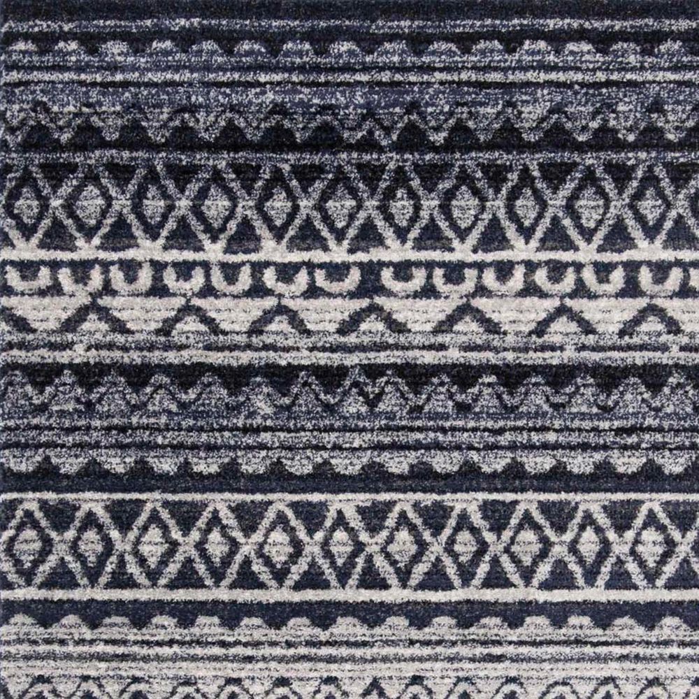 Safavieh Adirondack ADR119M 2&#39;6&quot; x 8&#39; Ivory and Navy Runner, , large