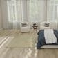 Nourison Courtyard Ivory and Green 4" x 6" Indoor/Outdoor Area Rug, , large