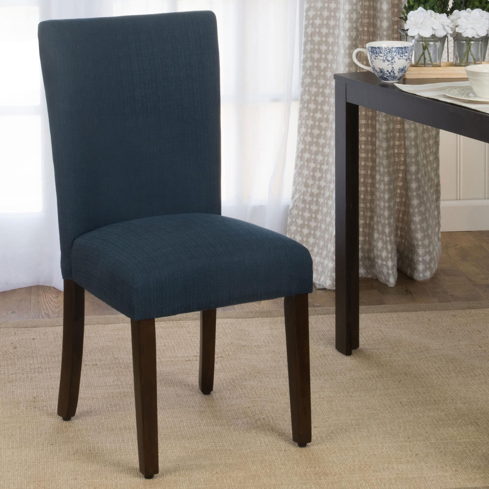 Navy parsons chair store