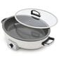 Green Pan Elite 21" Oval Electric Skillet in Cloud Cream, , large